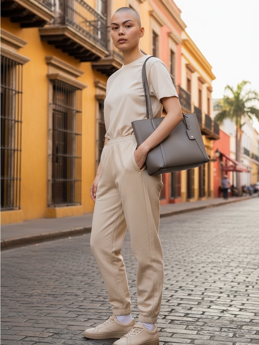 Kate Spade Cara Large Leather Tote Warm Taupe Work Bag EUC - MSRP $329 - Picture 11 of 11